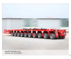 Six Axles Self Propelled Modular Transporter Spmt Chinatrailers Grey