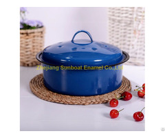 Cast Iron Enamel Stock Pot