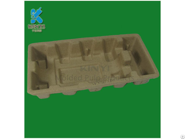 Colorful Biodegradable Sugarcane Molded Fiber Pulp Electronics Inner Packaging