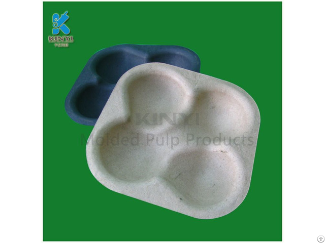 Eco Friendly Biodegradable Bamboo Pulp Fruit Holder Packaging