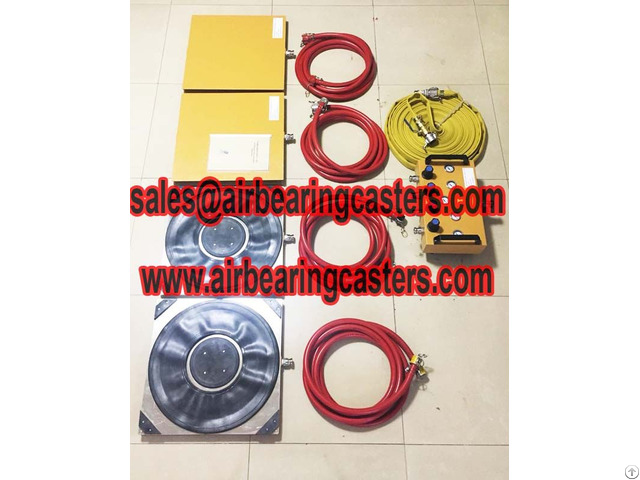 Air Pads For Moving Equipment Carry Heavy Machine