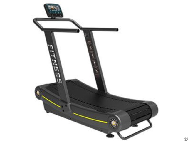 Gym Use Non Motorized No Power Curve Treadmill