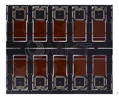 Black Printed Circuit Board With Ic