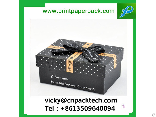 Rigid Set Up Garment Underwear Packaging Boxes Cosmetic Cardboard Box