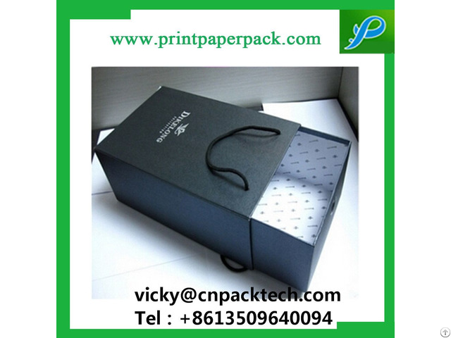 Luxury Carton Cardboard Box For Jewelry Premium Presentation Sliding Watch Packaging