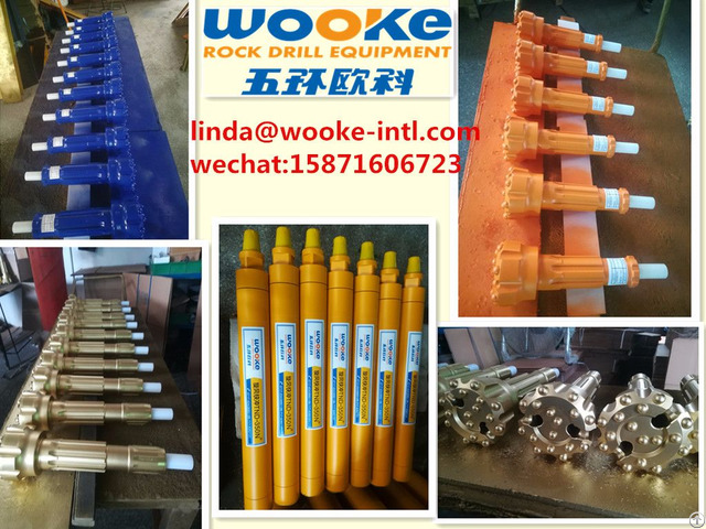 Medium High Air Pressure Drilling Mining Rock Dth Hammers