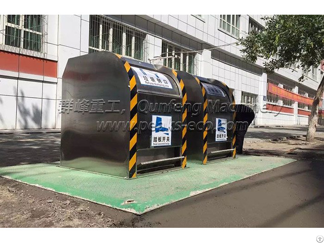 Intelligent Solar Energy Underground Trash Bin