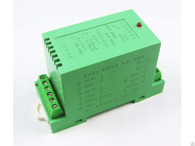 Four Channel Analogy Positive And Negative Isolation Input To Rs232 485 Converter Led Display