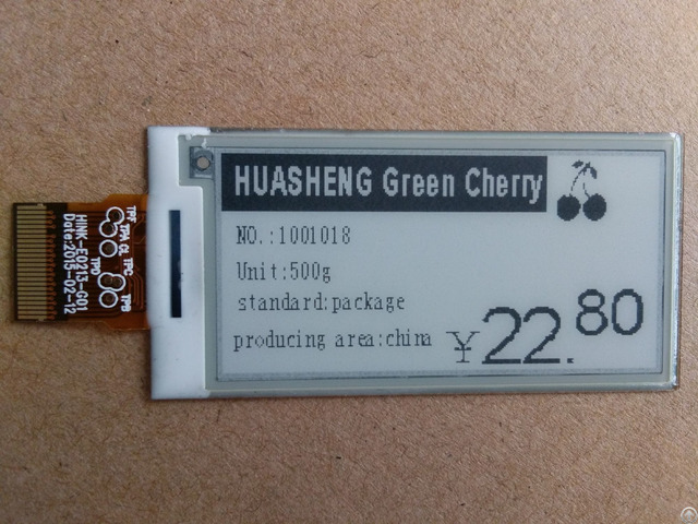 E-paper Display Of 2.13 Inch For Electronic Price Tag