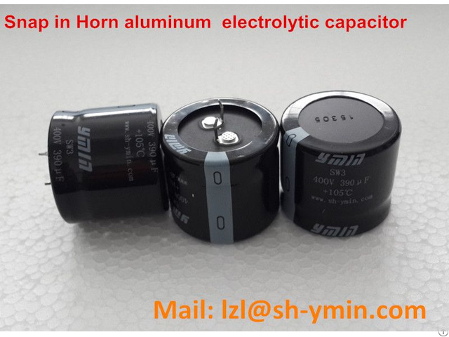 Standard 3000hours Snap In Aluminum Electrolytic Capacitor Sw3