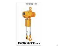 Wokaite 2 Ton Type Suspended Electric Chain Hoist For Gantry Crane