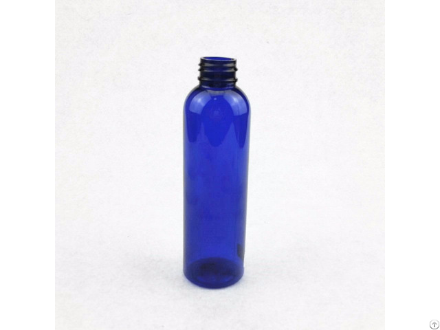 Plastic Pet Cobalt Blue Bottle With 24 410 Neck