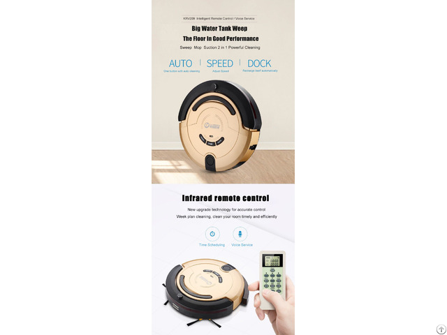 Main Brushes 4 In1 Multifunctional The Intelligent Robot Cleaner With Self Charge