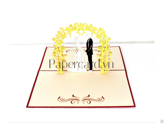 Love Wedding Popup Card