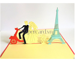 Love In Paris Greeting Card