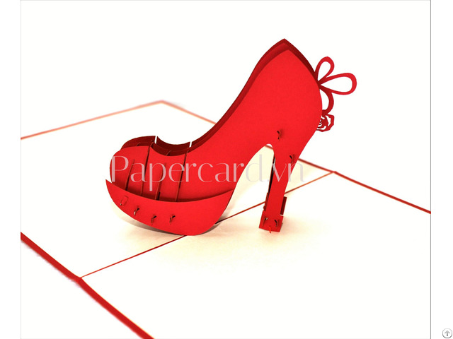 High Heel 3d Card