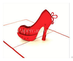 High Heel 3d Card