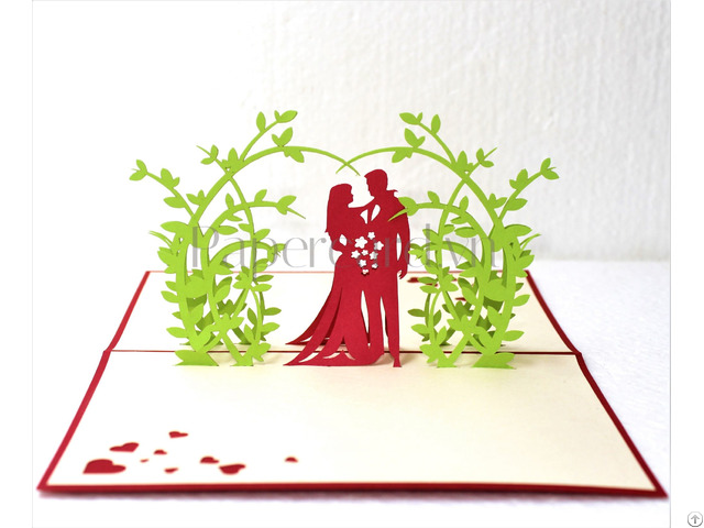 Happy Ending Pop Up Wedding Card