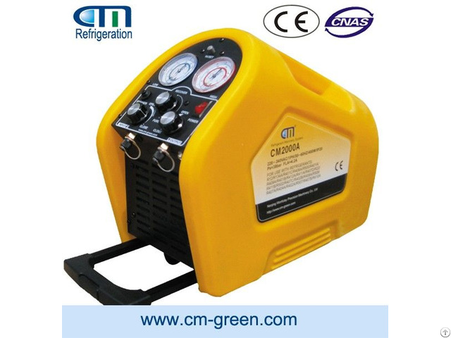 Cm2000 Protable Refrigerant Recovery Machine