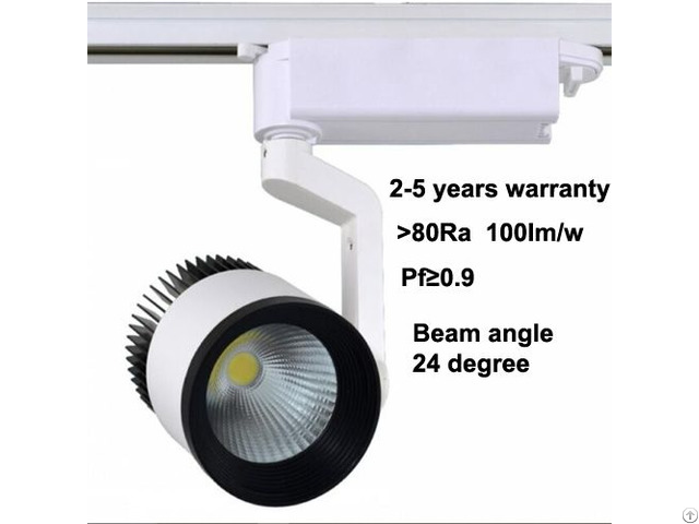 White And Black Color Cob 15w 20w 30w Led Track Spot Light