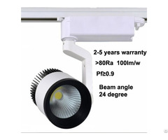 White And Black Color Cob 15w 20w 30w Led Track Spot Light