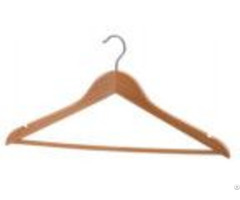 Natural Clothes Hanger With Wooden Round Bar