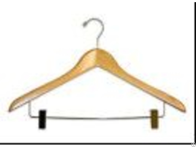 Deluxe Suit Hangers With Metal Bar And Padded Clips