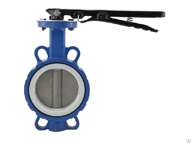 Ptfe Lined Wafer Butterfly Valve