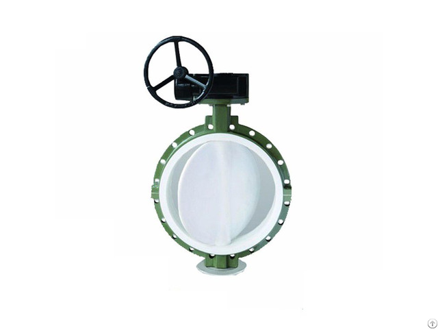 Stainless Steel Flanged Butterfly Valve With Ptfe