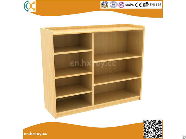 Kindergarten Children Furniture Pinus Sylvestris Classroom Toy Cabinet