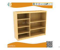 Kindergarten Children Furniture Pinus Sylvestris Classroom Toy Cabinet