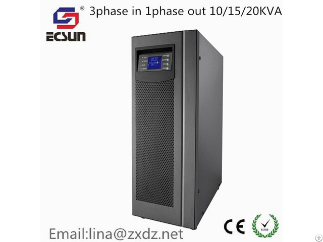 Ce Rohs Fcc Certification 15kva Uninterruptible Power Supply