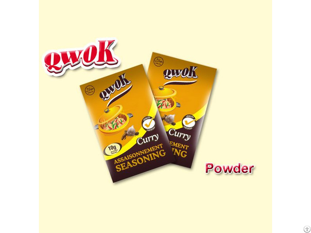 Qwok 10g Curry Seasoning Bouillon Powder