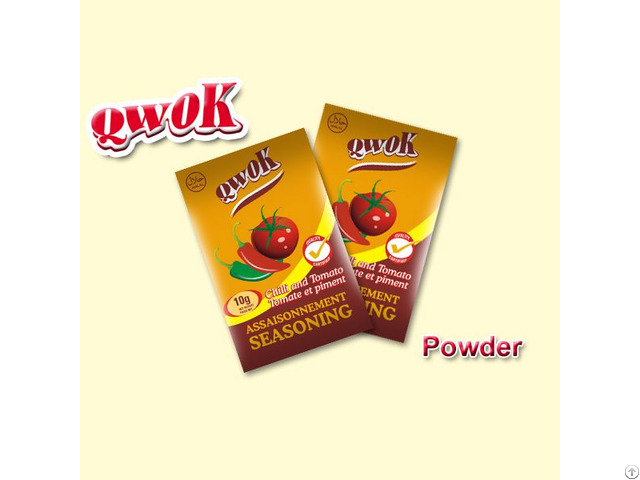 Qwok 10g Chilli And Tomato Seasoning Stock Powder