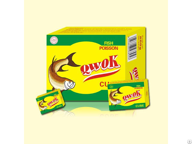 Mix Seasoning Qwok 10g Fish Flavour Bouillon Cube