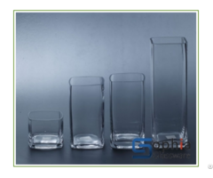 Square Glass Vases