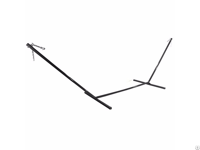Heavy Duty Steel Beam Construction 400 Pound Capacity 15 Foot Double Person Hammock Stand