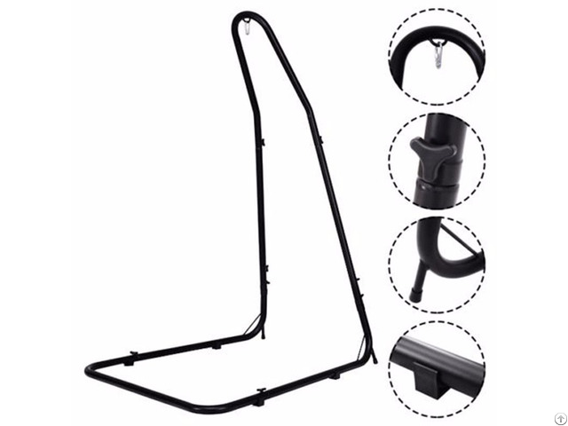 Adjustable Solid Steel Construction Hammock Chair Stand For Swings