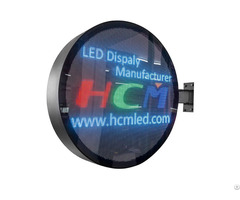 P6 Outdoor Double Sided Round Full Color Led Screen Display