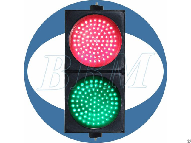 200mm Red And Green Ball With Clear Lens Led Traffic Light Signal