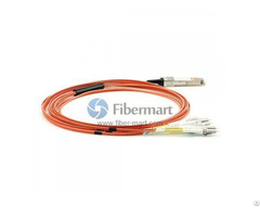 3m 9 8ft 40gbase Qsfp To Lc Sc St Fc Connector 8 Breakout Active Optical Cable