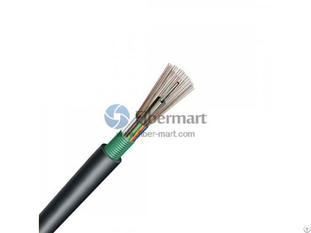 Loose Tube Steel Wire Strength Waterproof Outdoor Cable 24 Fibers 50 125 M