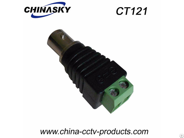 Bnc Female Connector To Screw Terminal Ct121