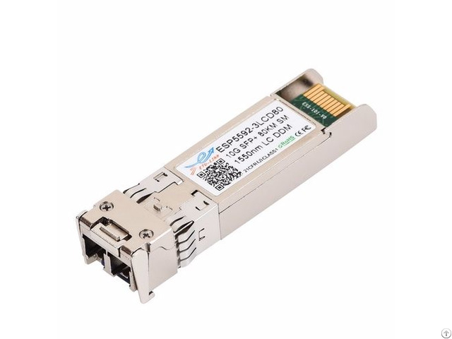 10g 1550nm 80km Sfp Optical Transceiver