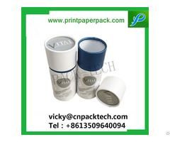 Custom Sealed Tube Tea Paper Box Food Packaging Cannister Package