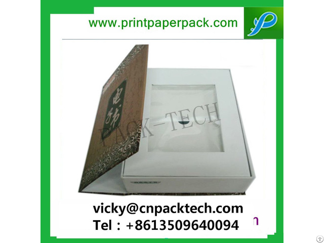 Custom Luxury One Piece Foldable Packaging Paper Box