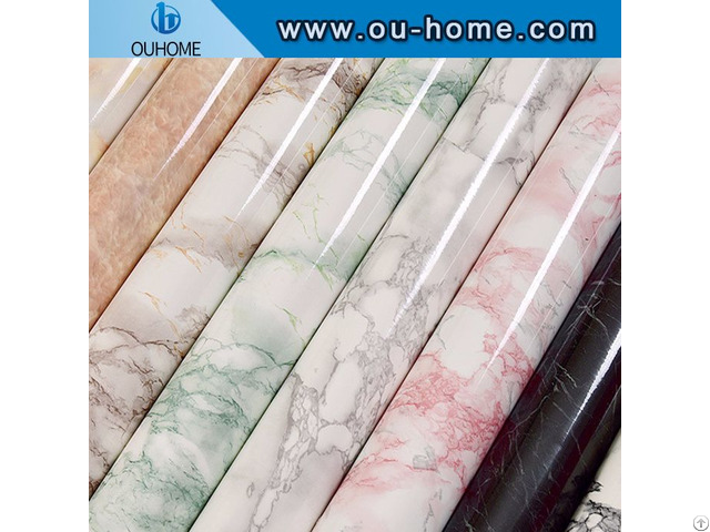 Marble Design Vinyl Film For Furniture Laminate Covering