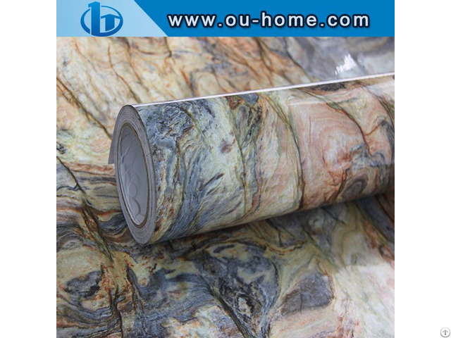 Ouhome Wall Decoration Sticker Granite Marble Effect Contact Self Adhesive Film