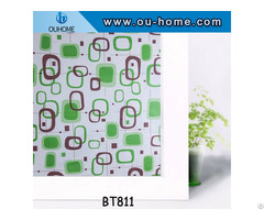 Ouhome Window Film Decorative For Glass Door Self Adhesive