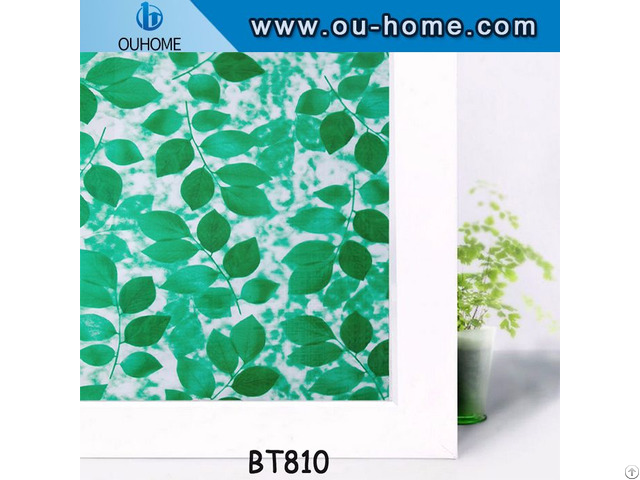 Ouhome Opaque Patterned Glass Sticker Staine Window Film